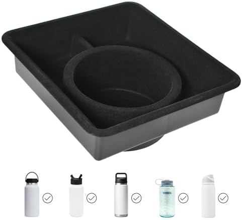 Gen 1 Cup Holder Insert for Tesla Y & 3 Fits 26–32 oz Bottles