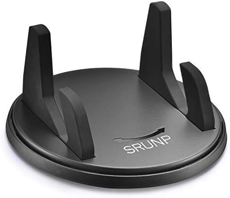 SRUNP Dashboard Phone Holder for Car [Vertical Horizontal 360 Rotate] Car Phone Mount, Cell Phone Holder Compatible with iPhone 17 16 15 14 13 12 Pro Max Samsung Android Smartphones and More
