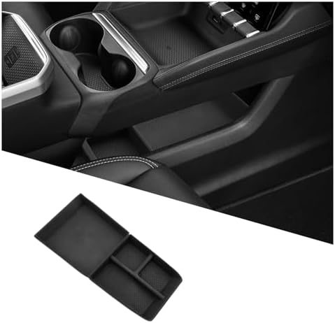 Ruiya 2026 Terrain Center Console Organizer for GMC Terrain 2026 Accessories ABS Material Split Lower Console Organizer Compatible with 2025 2026 GMC Terrain Elevation/AT4/Denali