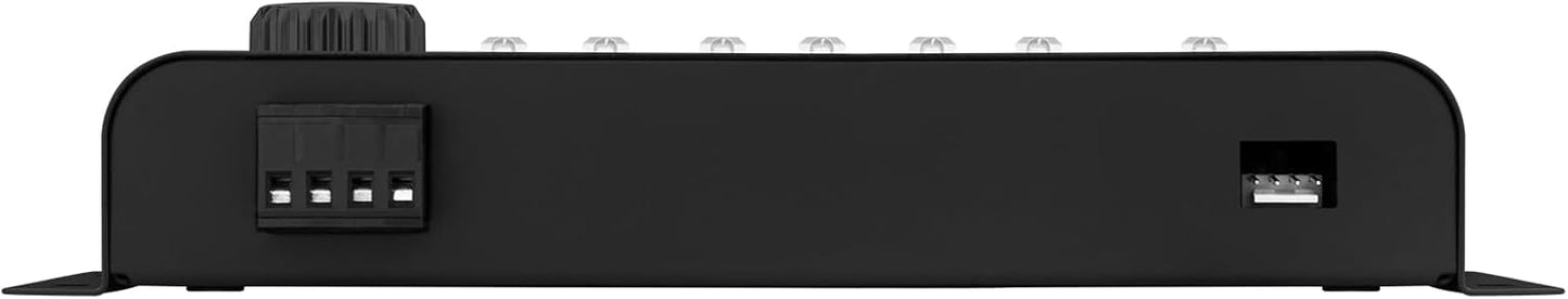 Taramps Pro 2.8S Black DSP Crossover Full Digital Signal Audio Processor and Equalizer with sequencer 15-Band Graphic Equalization 12 preset EQ 2-Channel in and 8-Channel Out Car Audio, Sound Quality