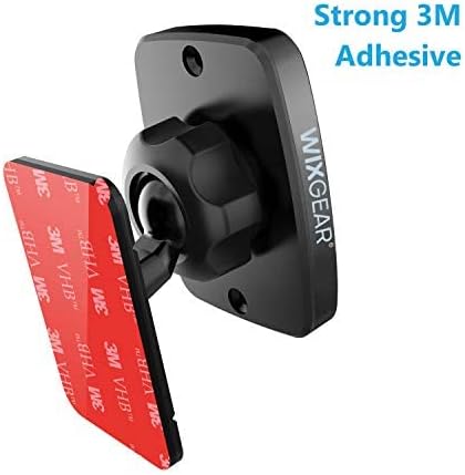 (2 Pack Universal Stick On Dashboard Magnetic Phone Car Mount, for Cell Phones and Mini Tablets with Fast Swift-snap Technology, (Newer Bigger Model)