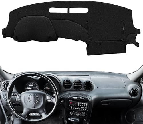 Dash Cover Mat Custom Fit for Pontiac Grand AM (Black) K208