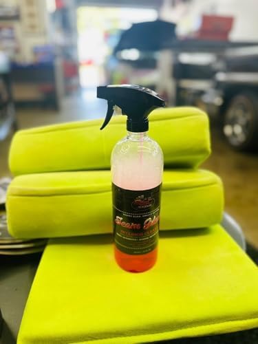 Seam Gleam SG-32 Street Juice Products Interior & Upholstery Cleaner Safe Leather, Vinyl, Plastics, Trim, Carpet, Fabric & More Car, Truck, Boat, Home 32 Fl Oz
