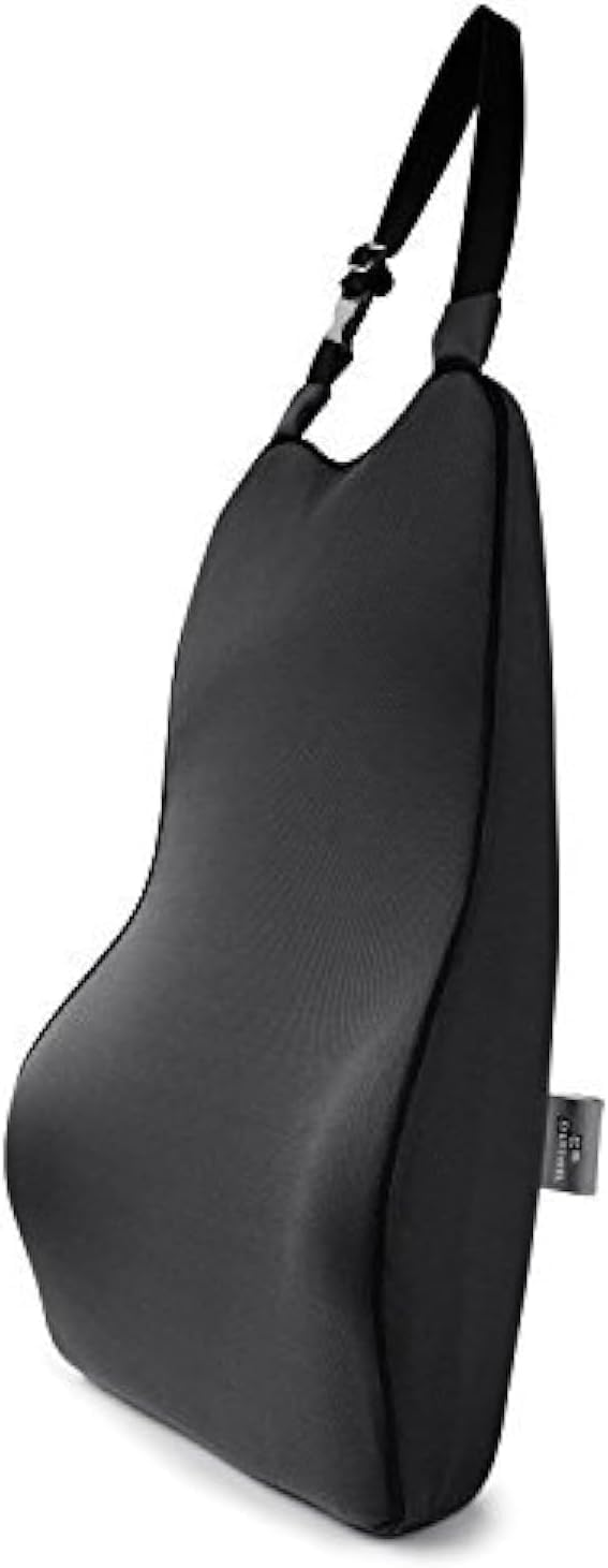 Lumbar Support Pillow for Car - 20.9 Inch Extended Car Back Support Relieves Full Back Discomfort on Long Rides, Rebuilds Support for Older Vehicles, Fits Mid-to-Large Sedans, SUVs &amp; Trucks