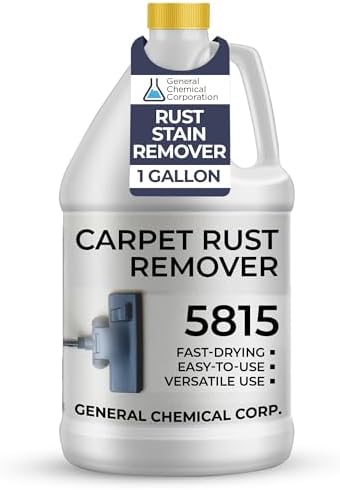 Rust Remover 5815 - Heavy Duty Rust & Stain Remover for Household Cleaning, Expertly Treats and Cares for Furniture, Kitchen Surfaces, and Fabrics -Easy to Use Spray Liquid - 1 Gallon