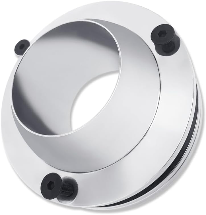 Universal Swivel Floor Mount for 2" Steering Column Aluminum Polished