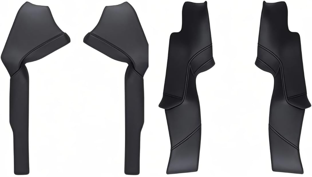 Door Entry Guard for Tesla Model Y Juniper 2026 2025 Front & Rear Door Sill Protector Door Sill Guards Threshold Strip Cover Anti-Kick Full Protect Model Y Interior Accessories (4PCS)