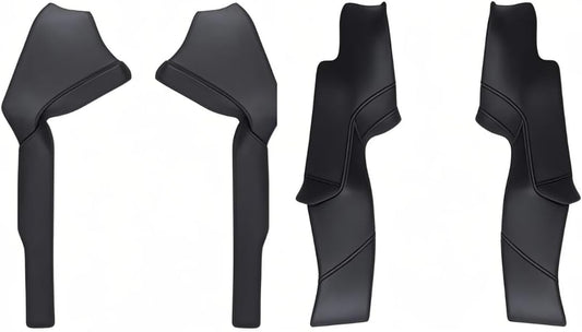 Door Entry Guard for Tesla Model Y Juniper 2026 2025 Front & Rear Door Sill Protector Door Sill Guards Threshold Strip Cover Anti-Kick Full Protect Model Y Interior Accessories (4PCS)