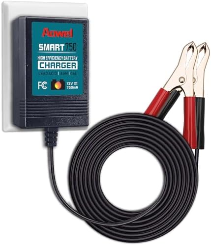 Aowel 12V 750mA Trickle Charger, Smart Battery Charger & Maintainer for Motorcycle, ATVs and More