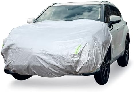 Windshield Cover with Reflective Straps Silver Tone 67" x 71"