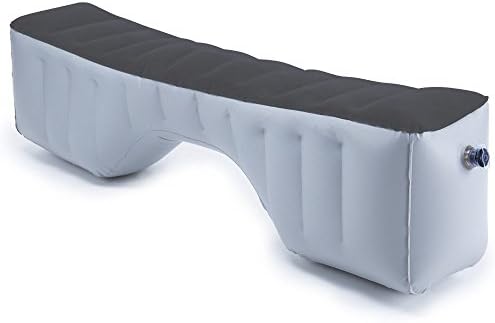 FMS Car Travel Inflatable Mattress Back Seat Gap Pad Air Bed Cushion Camping Air Couch Gray 51.18 * 10.63 * 14.57Inches
