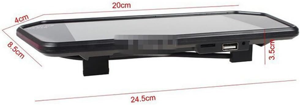7 inch Car Radio with TFT LED Screen Built-in Speaker,Car Rear View Mirror Monitor,Bluetooth MP5 Player Car Stereo with Remote Control USB TF FM Transmitter