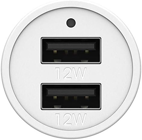 OtterBox USB-A Dual Port Car Charger, 24W Combined - Cloud Dream