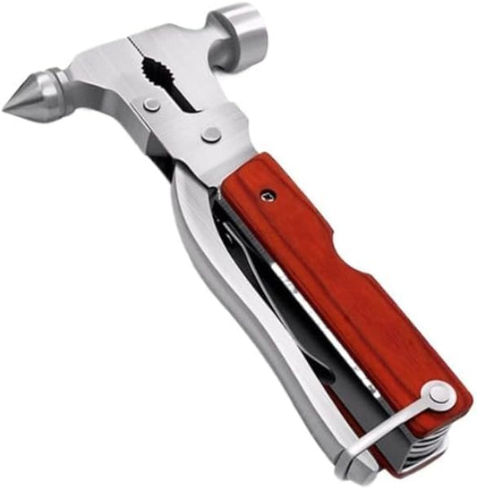 Car Safety Hammer for Suzuki Solio 1st 2nd 3rd 4th Generation/Solio Swift Strong Hybrid, 12 in 1 Stainless Steel Kit Window Breaker Tool Emergency Escape Outdoor Rescue Camping Driver Essentials Gear