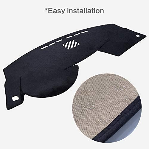 smabee Dash Mat for Lexus RX 350 450H 2010 2011 2012 2013 2014 2015 Dashmat Pad LHD Dashboard Cover Carpet Sun Shade Mats Black