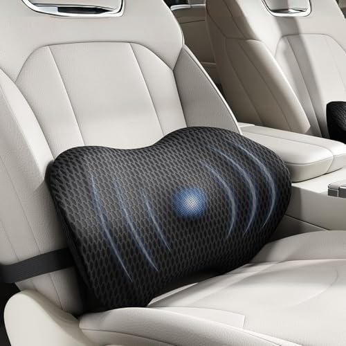 Lumbar Support Pillow Memory Foam for Mazda MX-5 Miata ND 2016-2025, Ergonomic Back Cushion for Driving Seat Vehicle Lower Back Pain Relief Pad