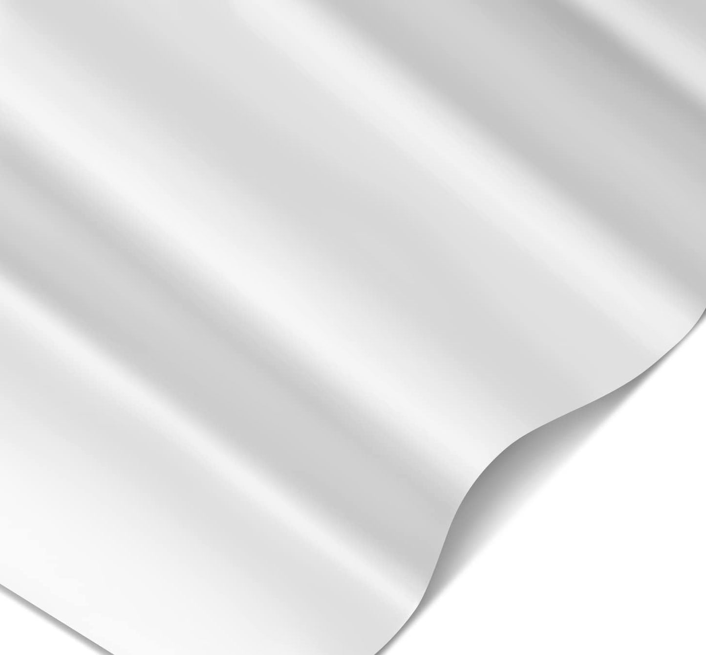 VViViD+ Matte Pearl White Vinyl Car Wrap Film (10ft x 5ft)