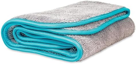 Griot's Garage PFM Microfiber Drying Towel for Car Wash and Auto Detailing, High Absorbency, Machine Washable, Small, 28"x 20", 55504