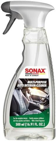 SONAX Multi-Purpose Interior Cleaner 321200 | Powerful Stain Remover & Deodorizer for Fabric, Upholstery, Carpet, Door Panels & Headliners | Eliminates Odors, Freshens Car, RV & Home Interiors | 500ml