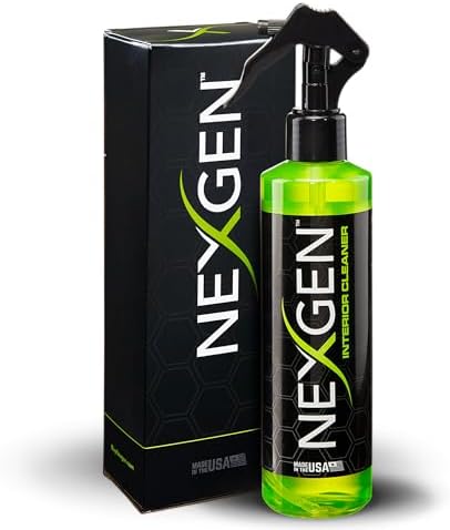 Nexgen Interior Cleaner (8oz) - UV Protection & Residue-Free Professional Finish - On-The-Go Car Detailing - Car Cleaning Supplies - for Leather, Dash, Glass & Upholstery