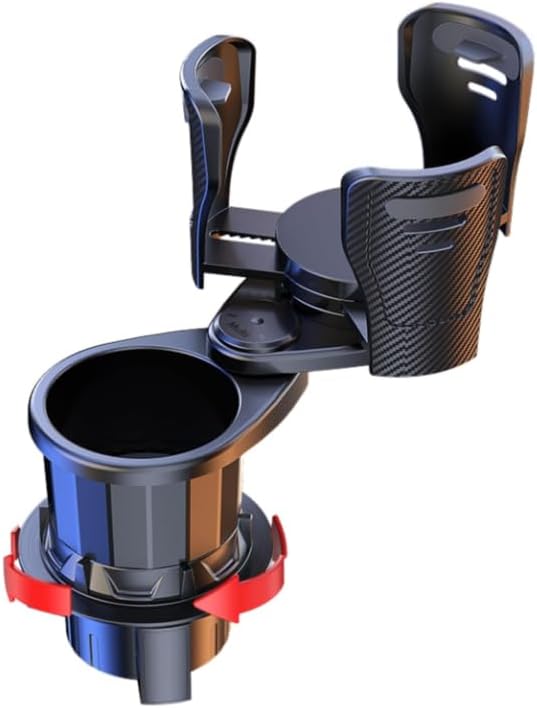 Car Cup Holder Expander Adjustable Base for Toyota Prius Hatchback (2023-), 2 in 1 Dual Layer Cup,Holder Large Capacity Storage 360 Degree,Space-Saving