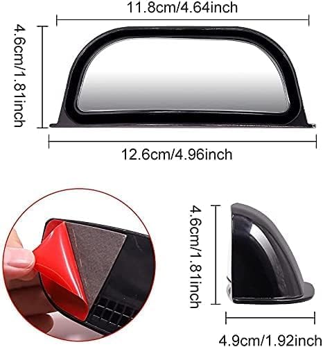 Biqing Universal Blind Spot Mirror - Rear View Mirror for Second Row Car Door Safety