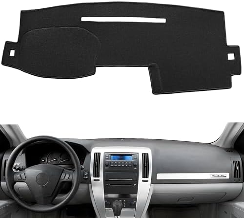Dash Cover Mat Custom Fit for Cadillac STS Dashboard Pad Cap Carpet Protector K266 (Black)