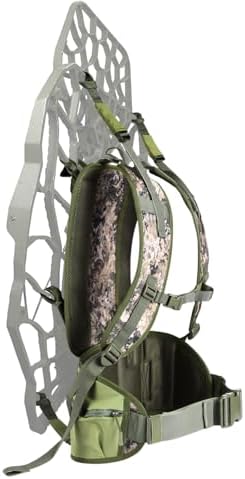 skiguard Universal Tree Stand Carrier: Lightweight Tree Stand Transport System Harness, Adjustable Treestand Carry Backpack Straps, Comfortable Padded Back Pack Straps, Fits Most Tree Stands