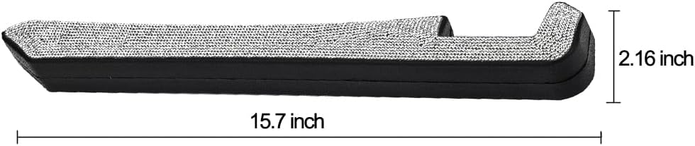 2 Pack Sparkly Diamond Car Seat Gap Filler Universal Gap Filler for Car SUV and Truck Fit Between Seats and Console Stop Things from Dropping (White)