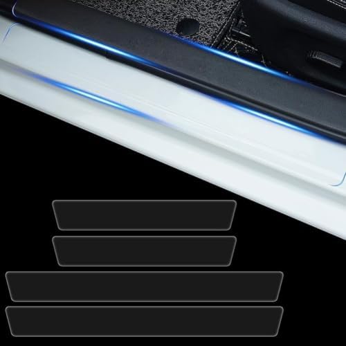 4Pcs Transparent Car Door Sill Protector, for BMW X5 2019-2024 2025 2026 40i/45e/50e/50i/M/M50i/M60i, Car Door Edge Protector, Sill Guard Film with Anti-Collision Protection