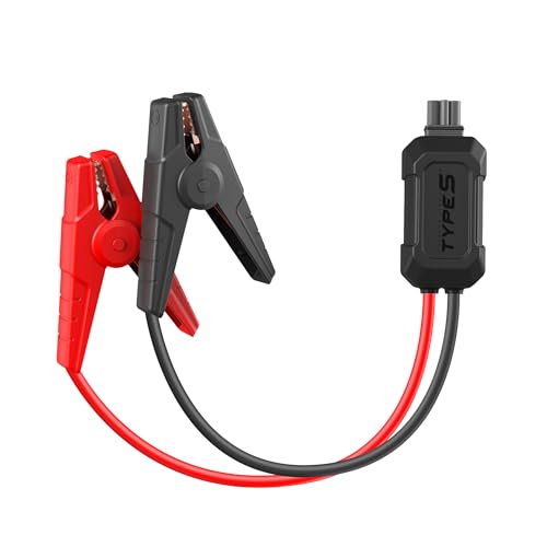 Type S Replacement Smart Jumper Cables for Powerguide P10 (AC534734) & Dynamic Classic DC10 (AC534341) – Heavy-Duty Battery Clamps with Advanced Safety Protection