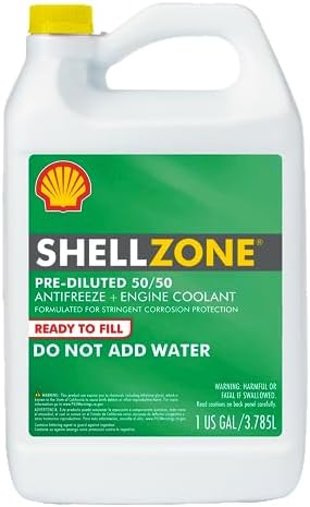 Shellzone 50/50 Pre-Diluted Antifreeze + Coolant (1 Gallon)