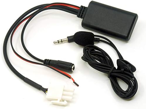 3 Pin AUX Cable Adaptor Bluetooth Microphone Compatible with Honda Goldwing GL1800 Audio Nav