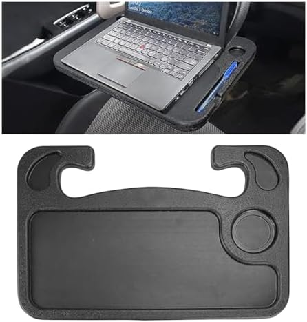 Steering Wheel Tray for Ford Explorer 2020-2025, Portable Auto Laptop Desk Mount Eating Table Driver Food Holder Seat Hook On Accessories