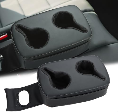 MARCHFA Automotive Cup Holders Tray Car Drink Holder SUV Back Seat Organizer Accessories Couch Cup Holder Tray Pillow Small (Reverse Direction Cup Holder)