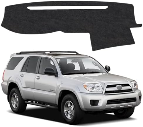 Dash Cover Mat Compatible with Toyota 4Runner 2003-2009 Non-Slip Dashboard Cover Mat Sunshade UV Rays Protector Interior Accessories