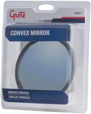 Grote 280335 5" Round Clamp On Spot Mirrors, W/Arm Assembly