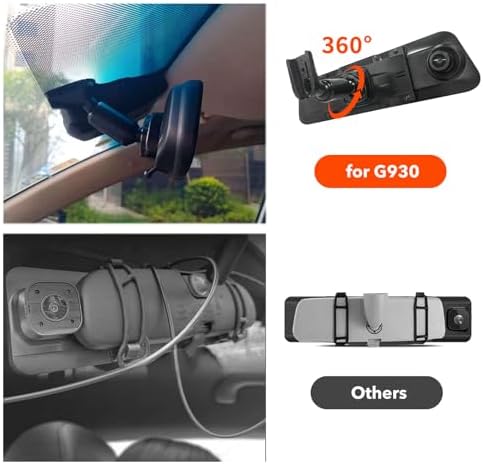 WOLFBOX OEM Bracket only for G930 Mirror Dash Cam, not Suitable for Other Dash cams