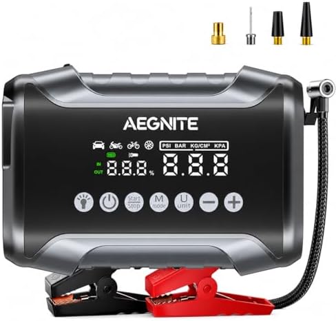 Jump Starter with Air Compressor 3000A 150PSI