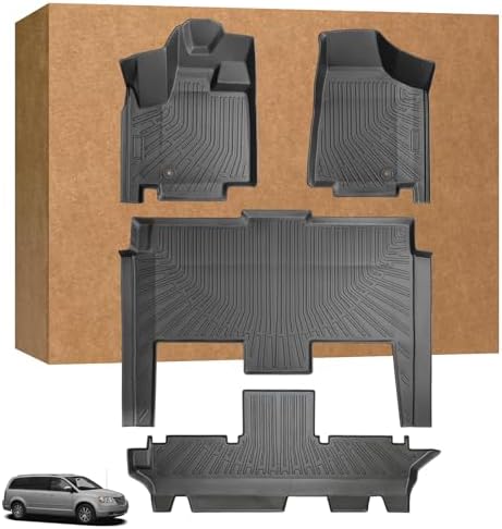 Floor Mats for Chrysler Town & Country 2008-2010 2011-2016(ONLY Stow'n Go)