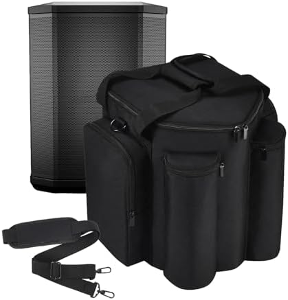 Cover for Bose S1 Pro/S1 Pro+ Portable Bluetooth Speaker System,S1 Pro Travel Carrying Case Shoulder Bag w/Extra Pockets for Microphone,Charger,Cable,Accessories(Black)