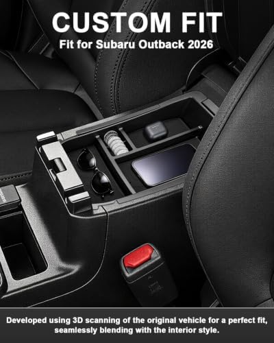 2Packs for 2026 Subaru Outback Center Console Organizer