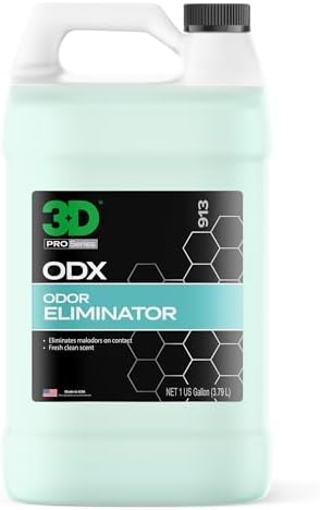 3D ODX - Automotive Odor Eliminator - Deodorizes Pet, Food, Smoke, &amp; Other Linger Odors - Fresh Clean Scent - Great for Car, Home, Office Use