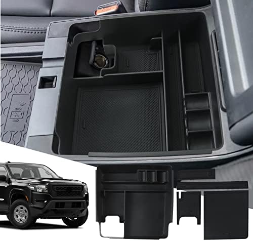 SXCY for 2022 2023 Frontier Armrest Console Organizer Tray