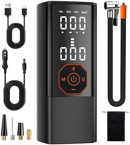 Tire Inflator Portable Air Compressor Cordless Air Pump for Car 180PSI