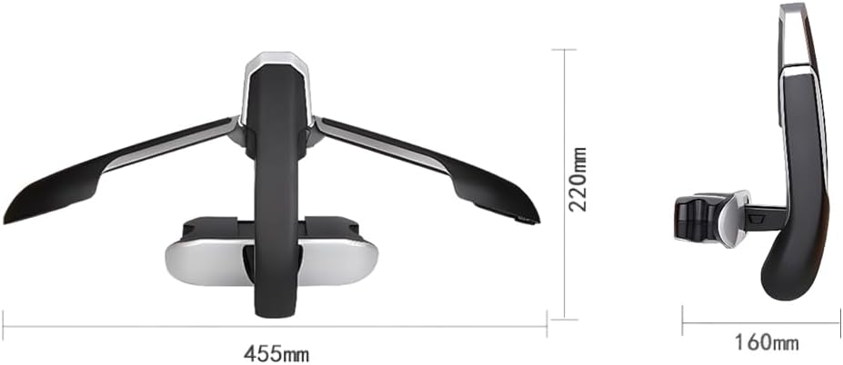 Car Coat Hanger,Car Seat Hooks,fits Car Headrest Poles Between 3.9-5.9inch