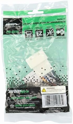 Metra 70-8113 Amplifier Integration Harness fits Select 2000-2007 Lexus & Toyota Vehicles