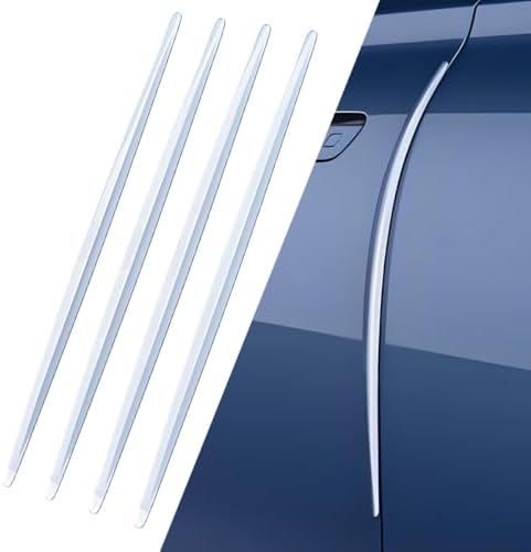 4PCS Long Version Car Door Edge Guards for Honda HRV 2022-2025, Anti-Scratch Car Door Protector Trim Strip Anti-Collision Patch Bumper Guard Strip,Transparent