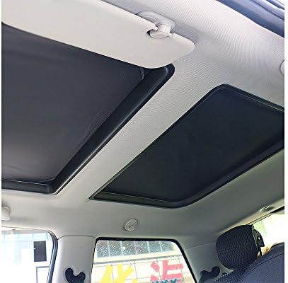 QQJ 2pcs Foldable Sunroof Shade For passenger car Sunshade Heat Isolate fit for Mini Cooper, Clubman & Countryman R56 All Years