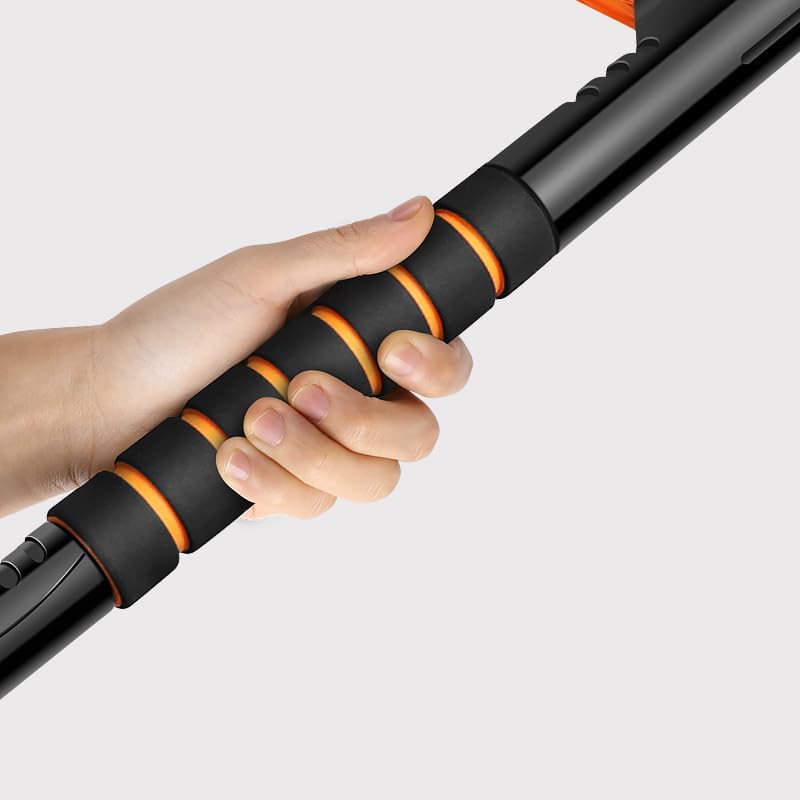 2-in-1 Extendable Car Snow Brush and Ice Scraper with Ergonomic Grip – 65" Detachable Winter Snow Removal Tool for Windshield, Windows, and Vehicles